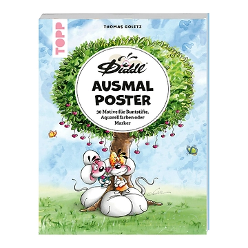 Ausmal-Poster Buch Diddl