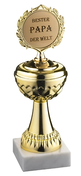 Pokal Bester Papa der Welt, 22 cm