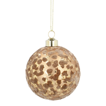 Kugel Leo, braun, 8 cm