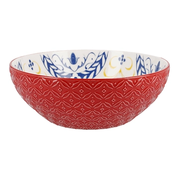 Schale China, Blume Nr. 3, Relief, 20 cm