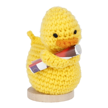 Häkelfigur Geldgeschenk, Ente