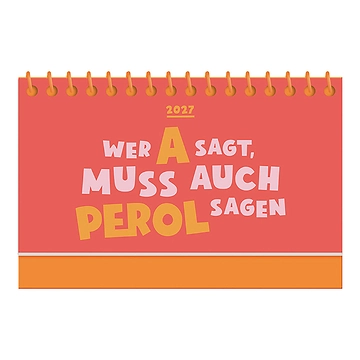 Mini-Kalender Color Up 2027, Wer A sagt