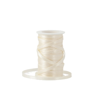 Geschenkband Satin, creme, 3mm x 10m