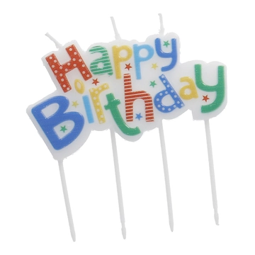 Tortenkerze Geburtstag, Happy Birthday