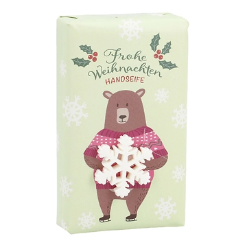 Seife mit Deko, Weihnachten, Bär, 150 g