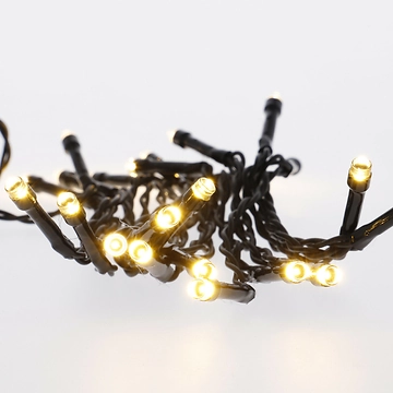 LED-Lichterkette, 8 Funktionen, warm-weiß, 24 LED
