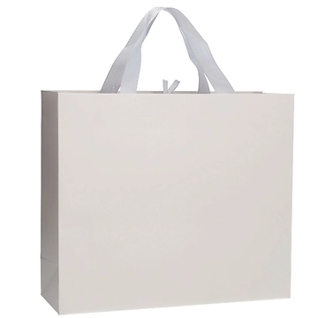 Geschenktüte Uni/matt, weiß, 36 x 31 cm