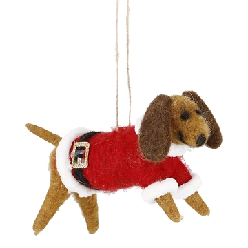 Anhänger Weihnachtstier, Mantel, 14 cm