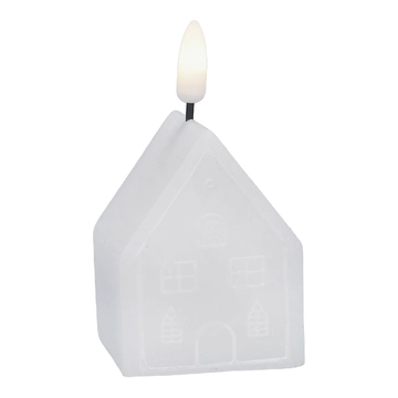 LED-Haus, weiß, 5 x 5 x 9.5 cm