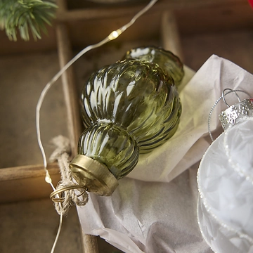 Weihnachtskugeln aus Glas