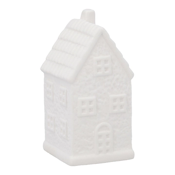 Deko-Haus Putz, weiß/matt, 10 cm