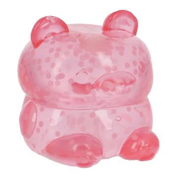 Quetsch-Bär Glow, pink, 6 cm