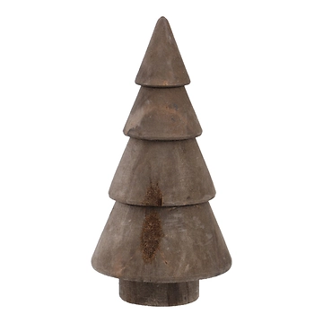 Tanne Stufen, braun/breit, 13 cm