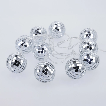 LED-Lichterkette Discokugel, 10er