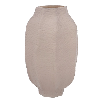 Vase Design, Steinoptik/taupe, 13.5 x 22 cm