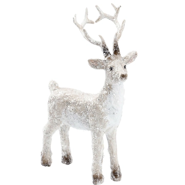 Rentier Schnee, stehend, 12.5 cm