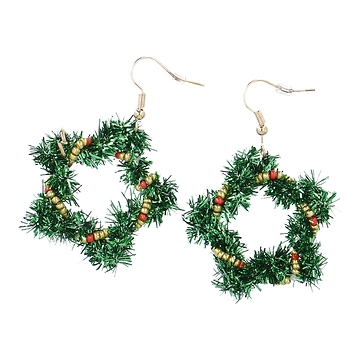 Ohrringe Weihnachten, XXL/Stern