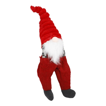Wichtel-Figur Karo, rot, 75 cm