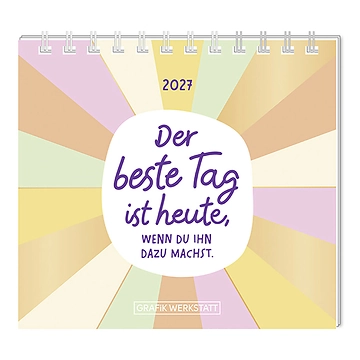 Mini-Tischkalender 2027, Der beste Tag