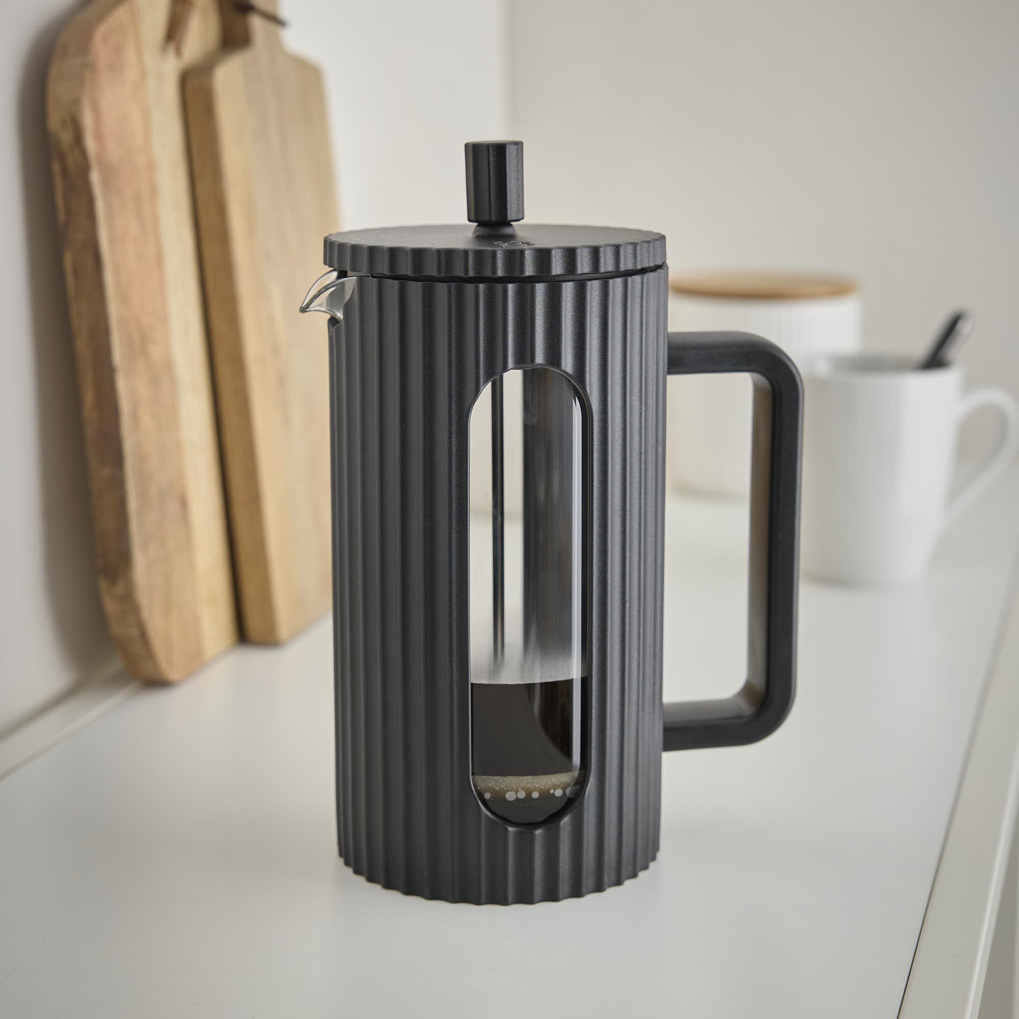 Kaffeebereiter, schwarz, 1 Liter