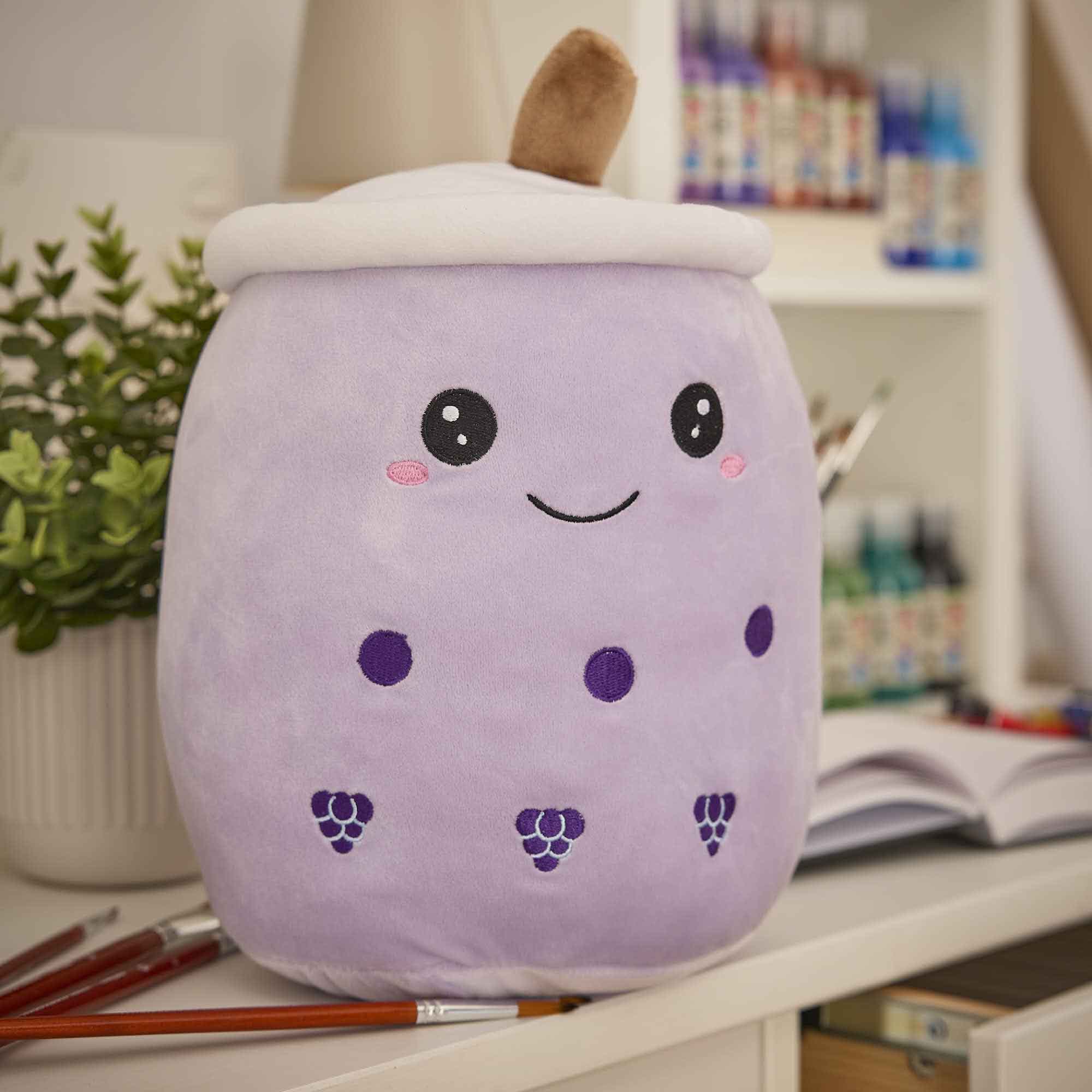 Kuscheltier Bubble Tea, Traube, 25 cm