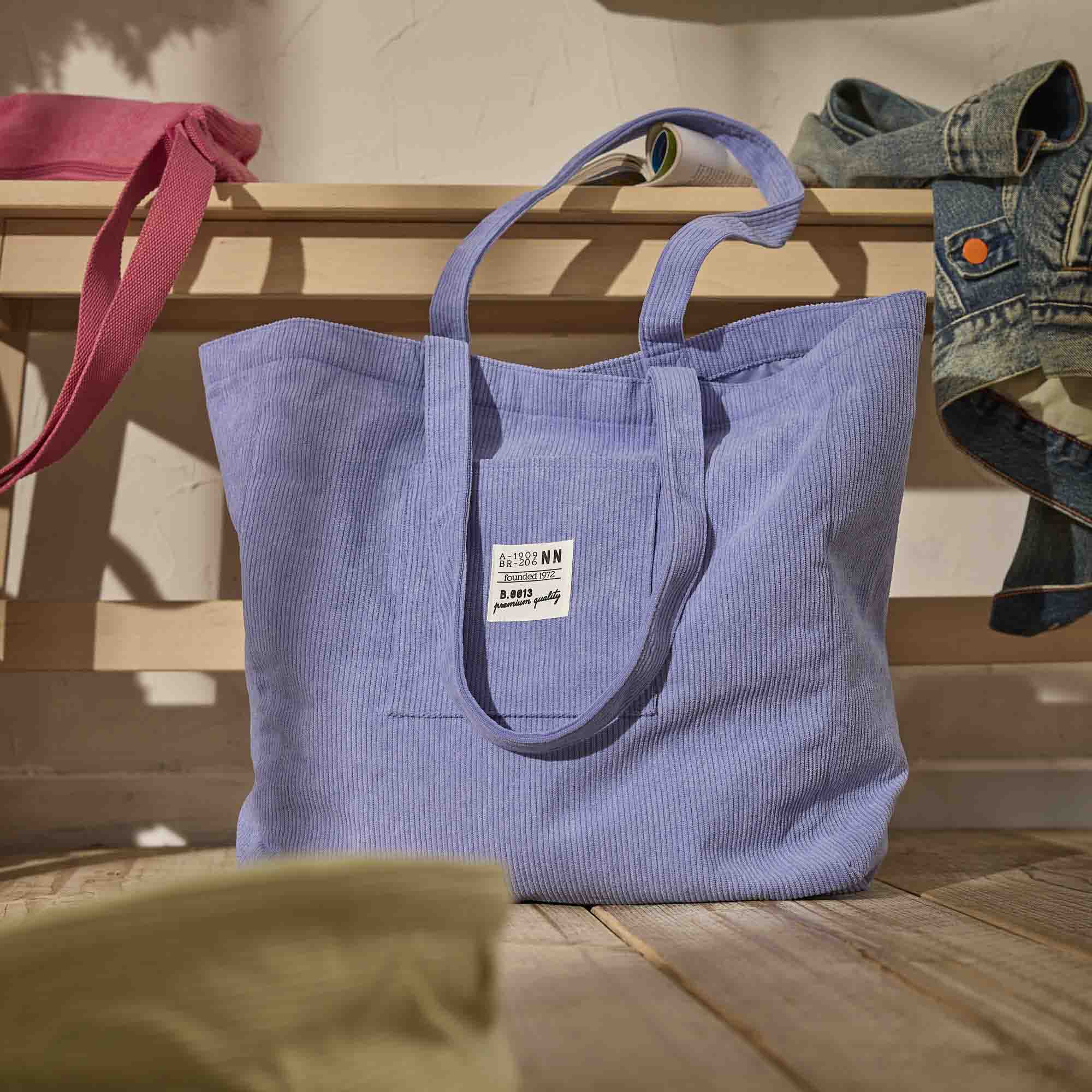 Shopper Cord, blau