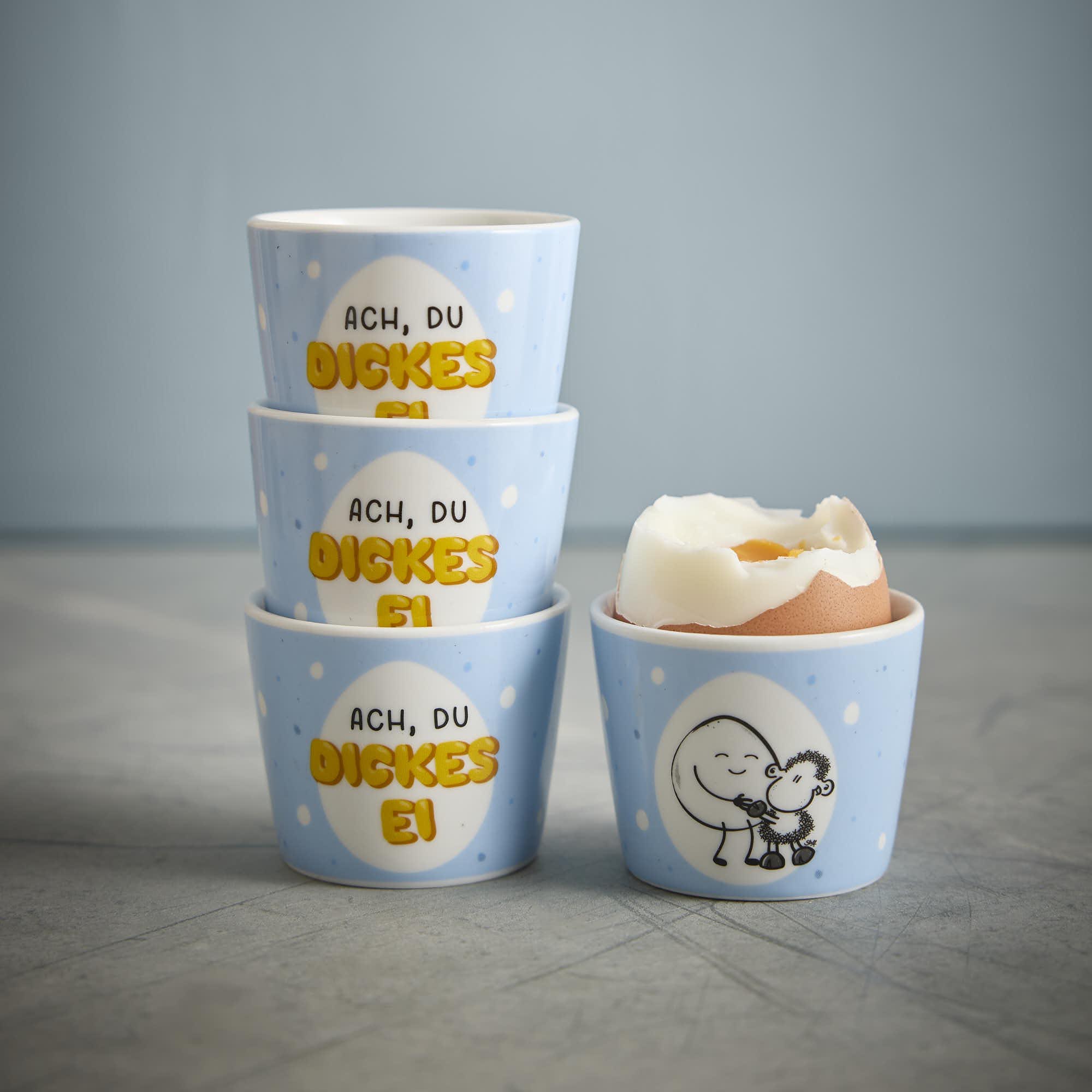 Eierbecher, Ach du dickes Ei