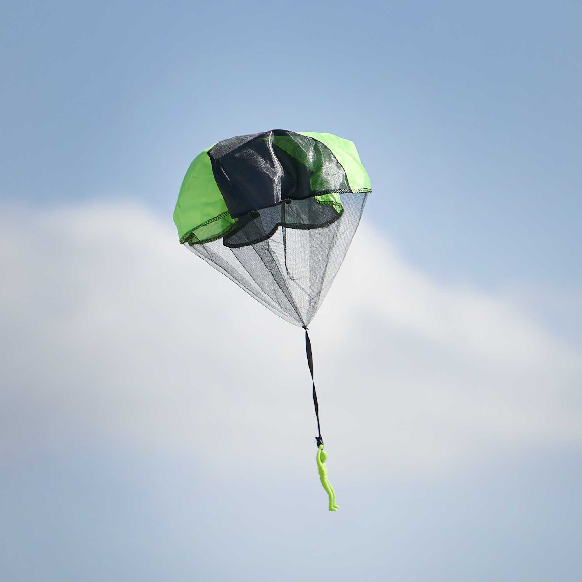 Fallschirmspringer, grün, 65 cm