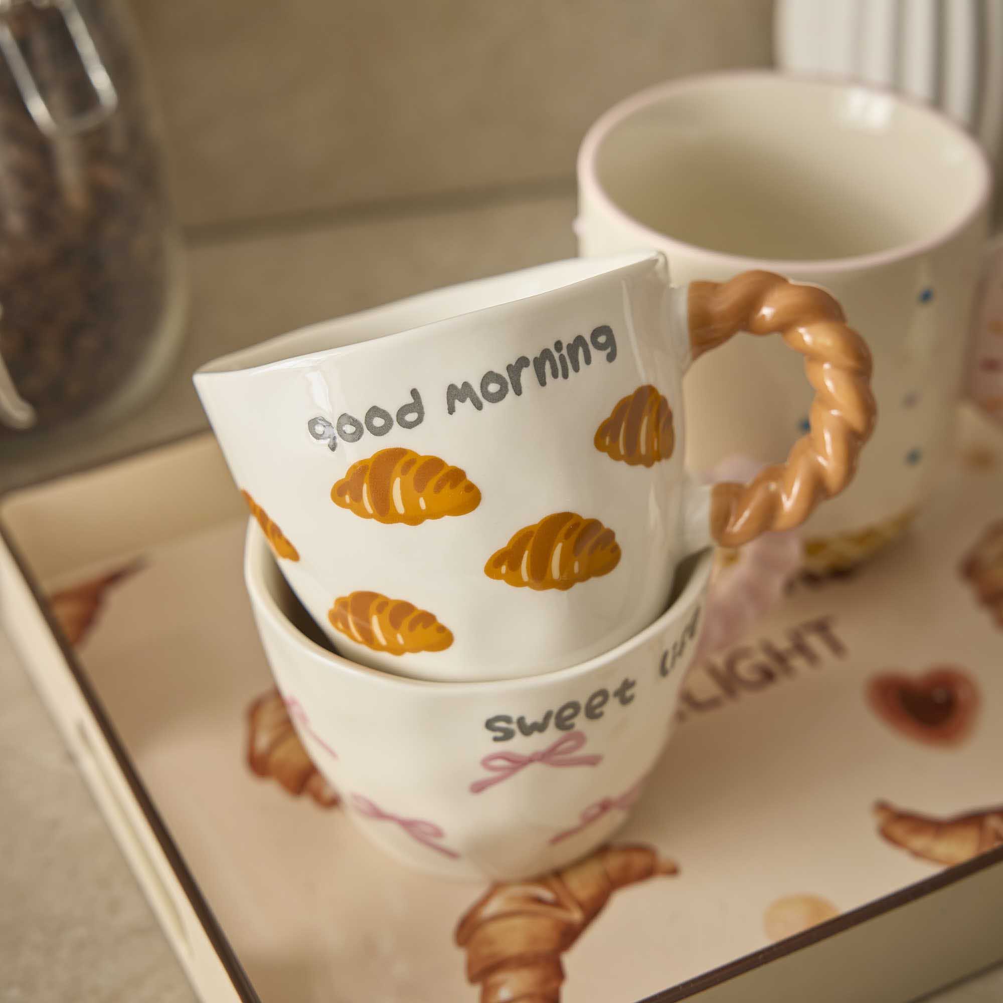 Becher Good morning, Croissant, 270 ml