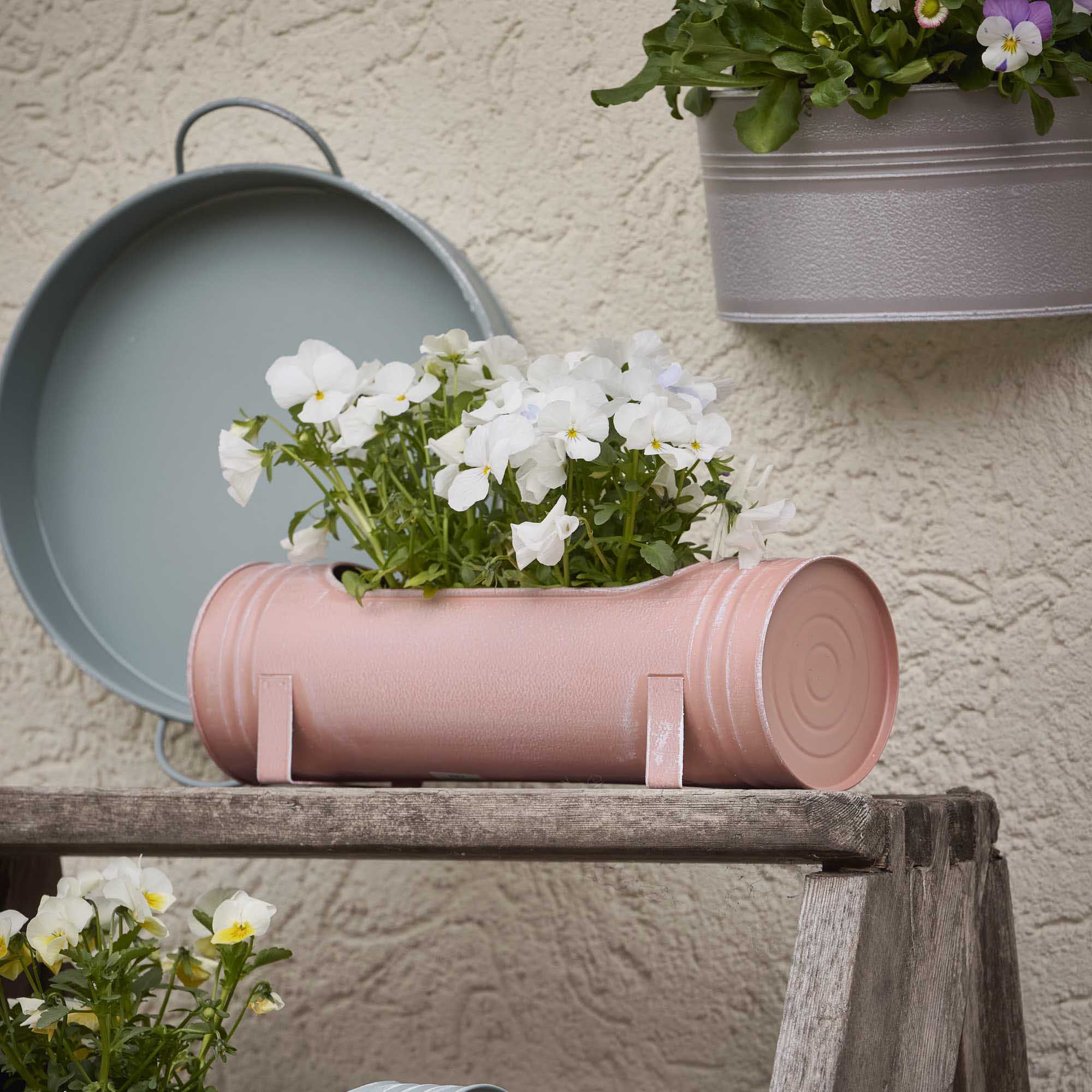 Pflanztopf Dachrinne, orange, 30 cm