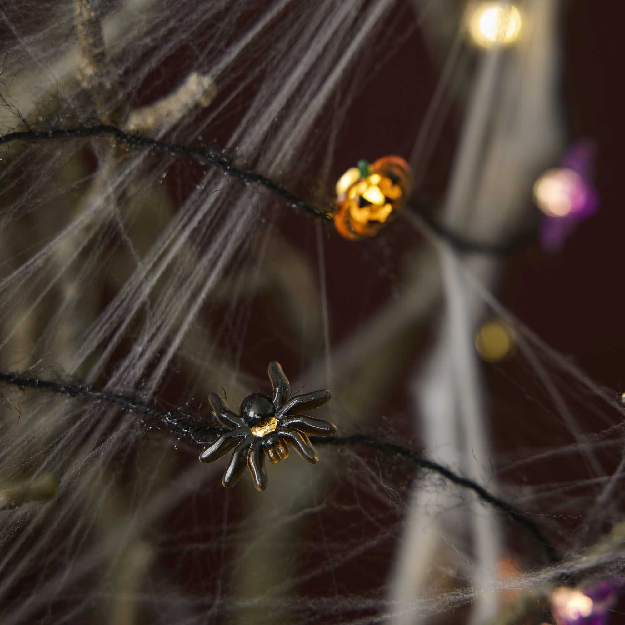 Lichterkette Halloween, schwarz, 20er