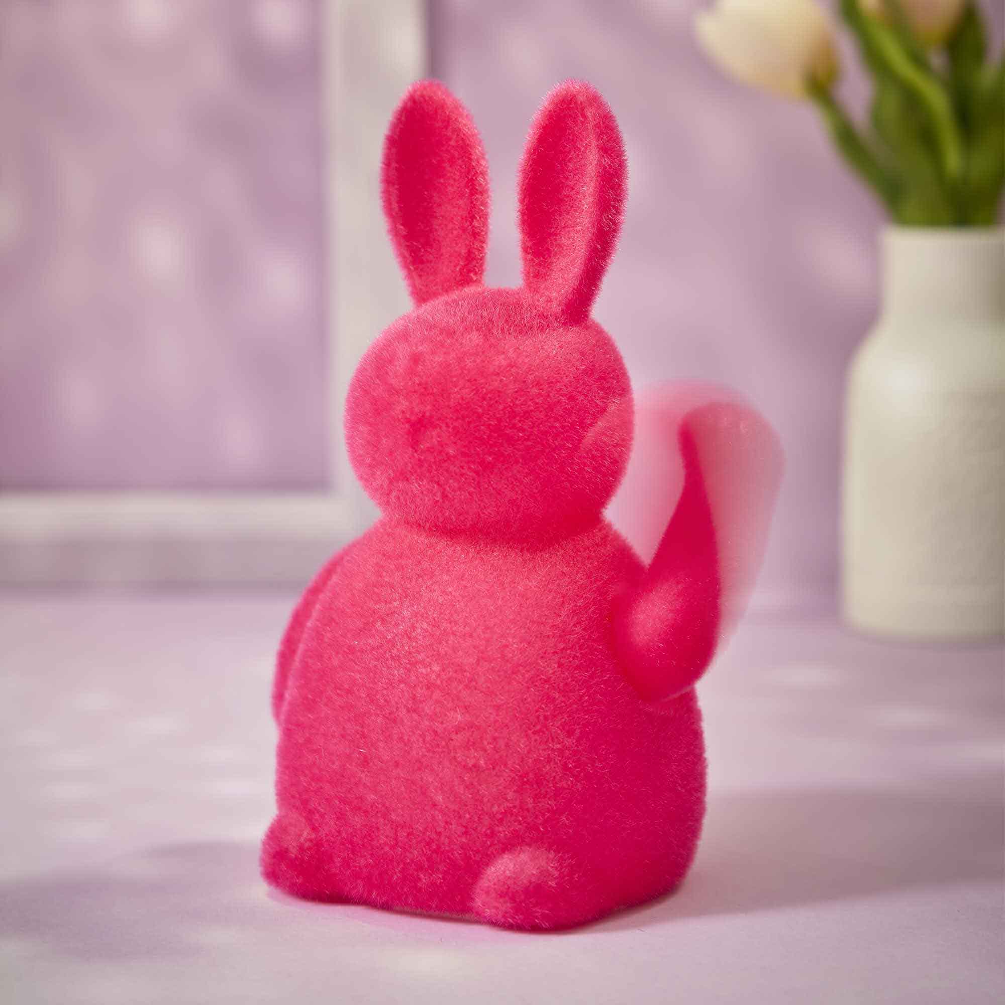 Winkehase Flock, pink, 20 cm