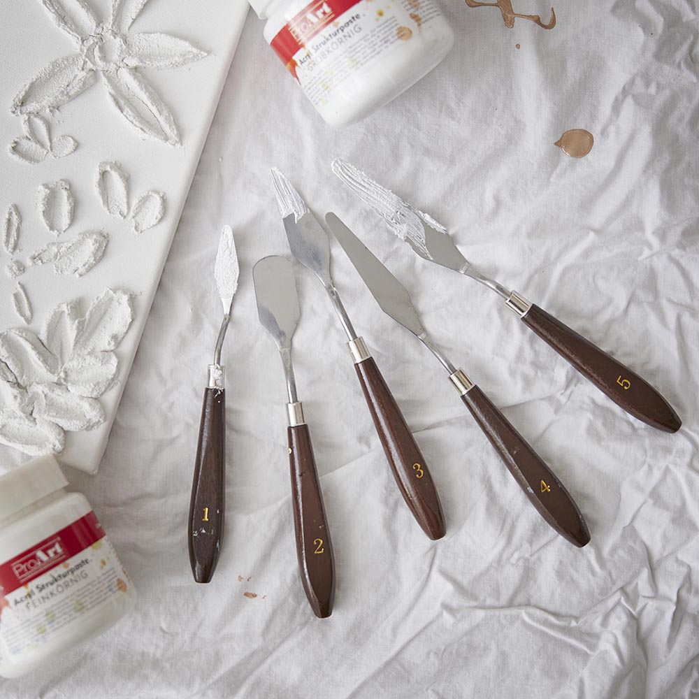 Spachtel-Set Natur, 5 Teile