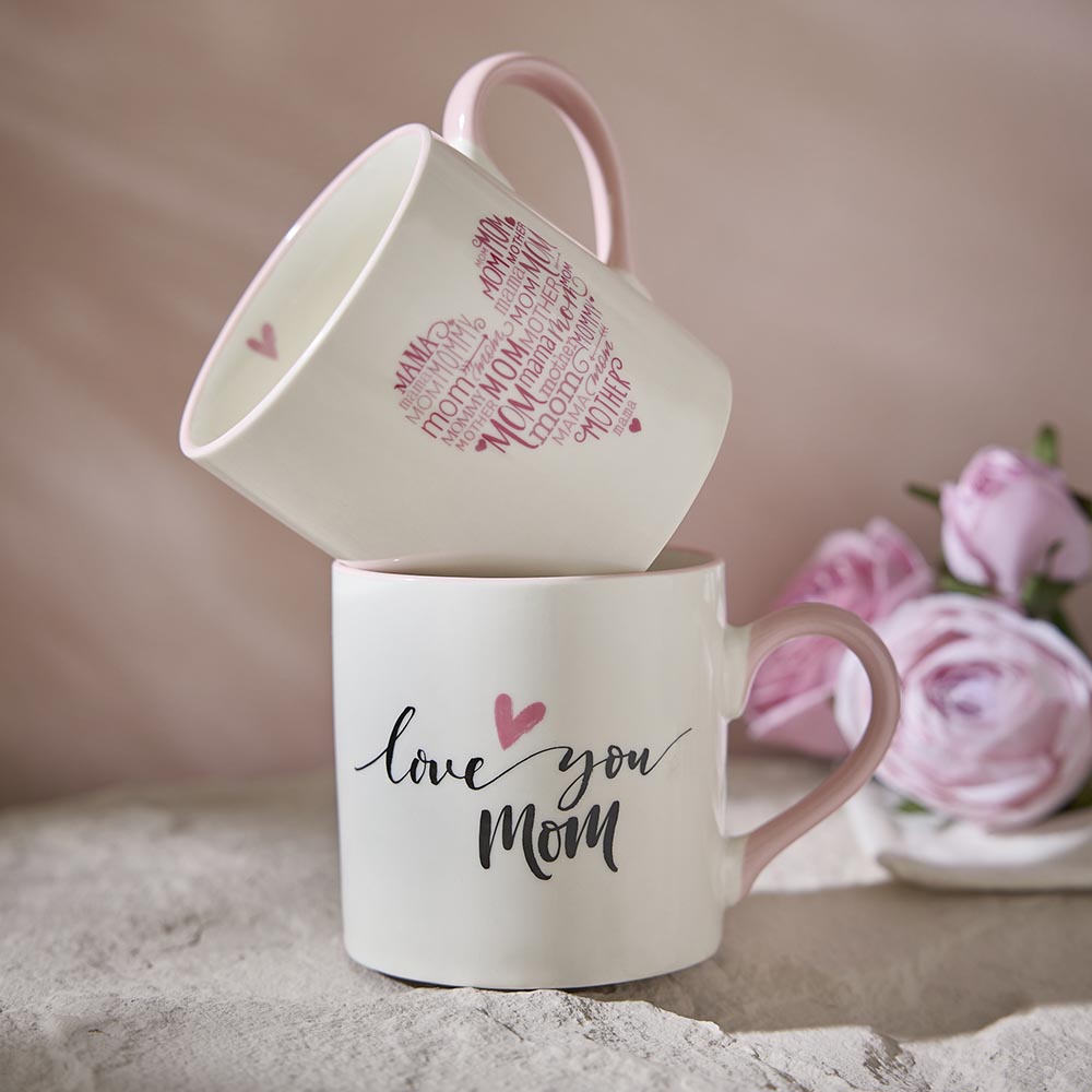 Becher Mama/Herz, Love you, 360 ml