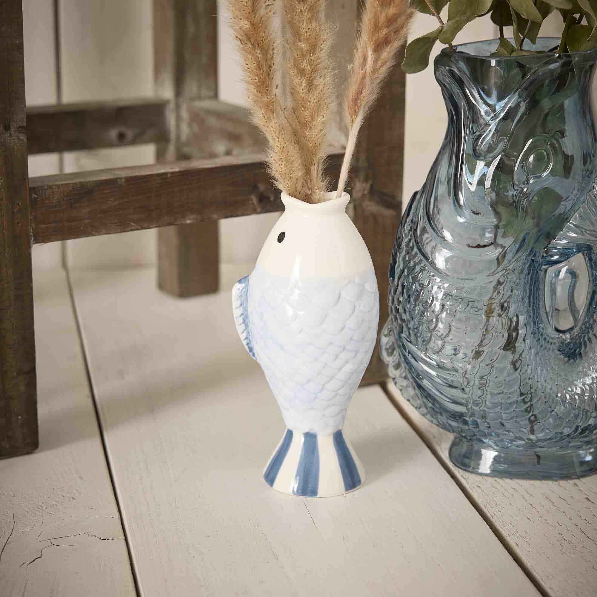 Vase Fisch, Kopf, 16.5 cm