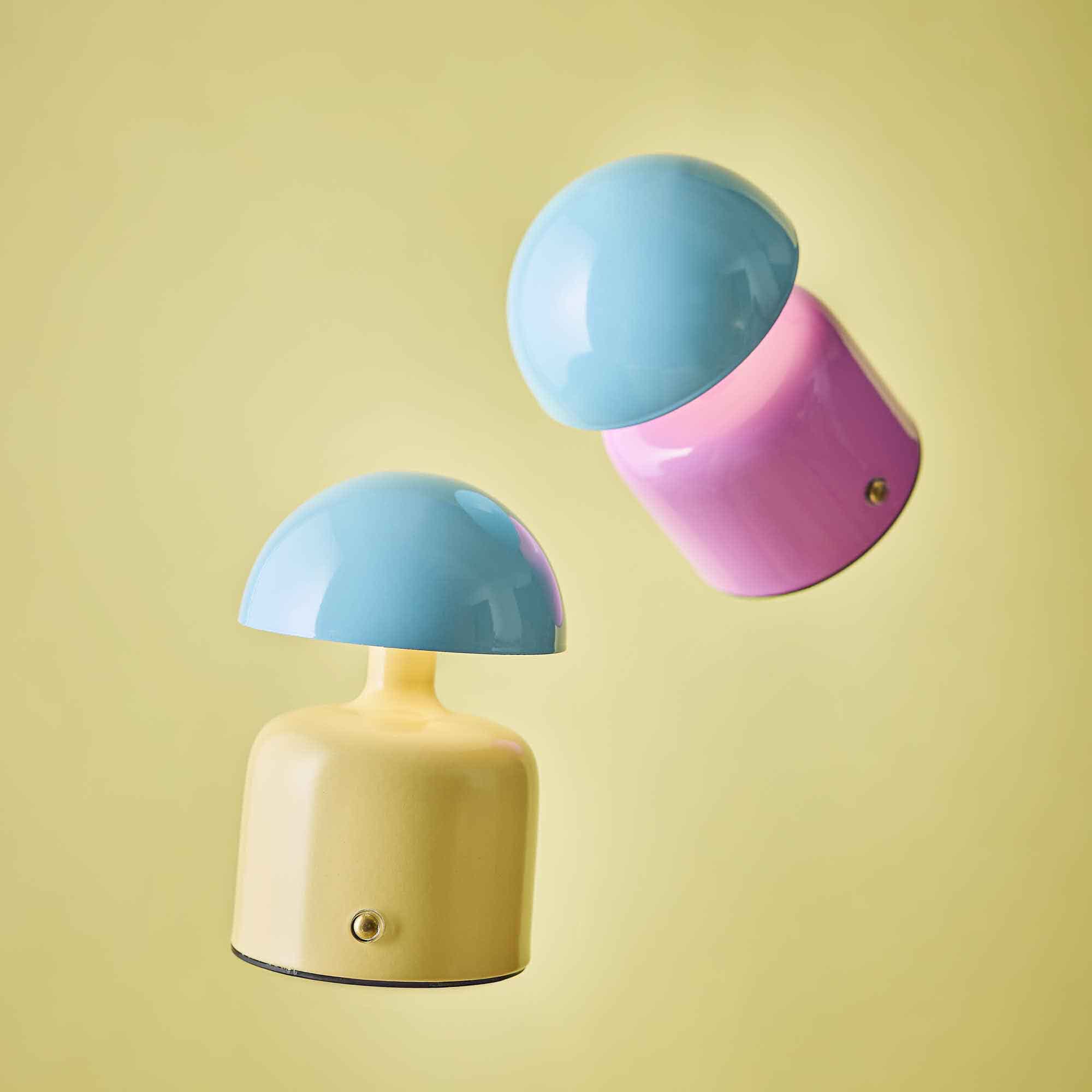 LED-Leuchte Bunt, gelb/blau, 9 x 15 cm