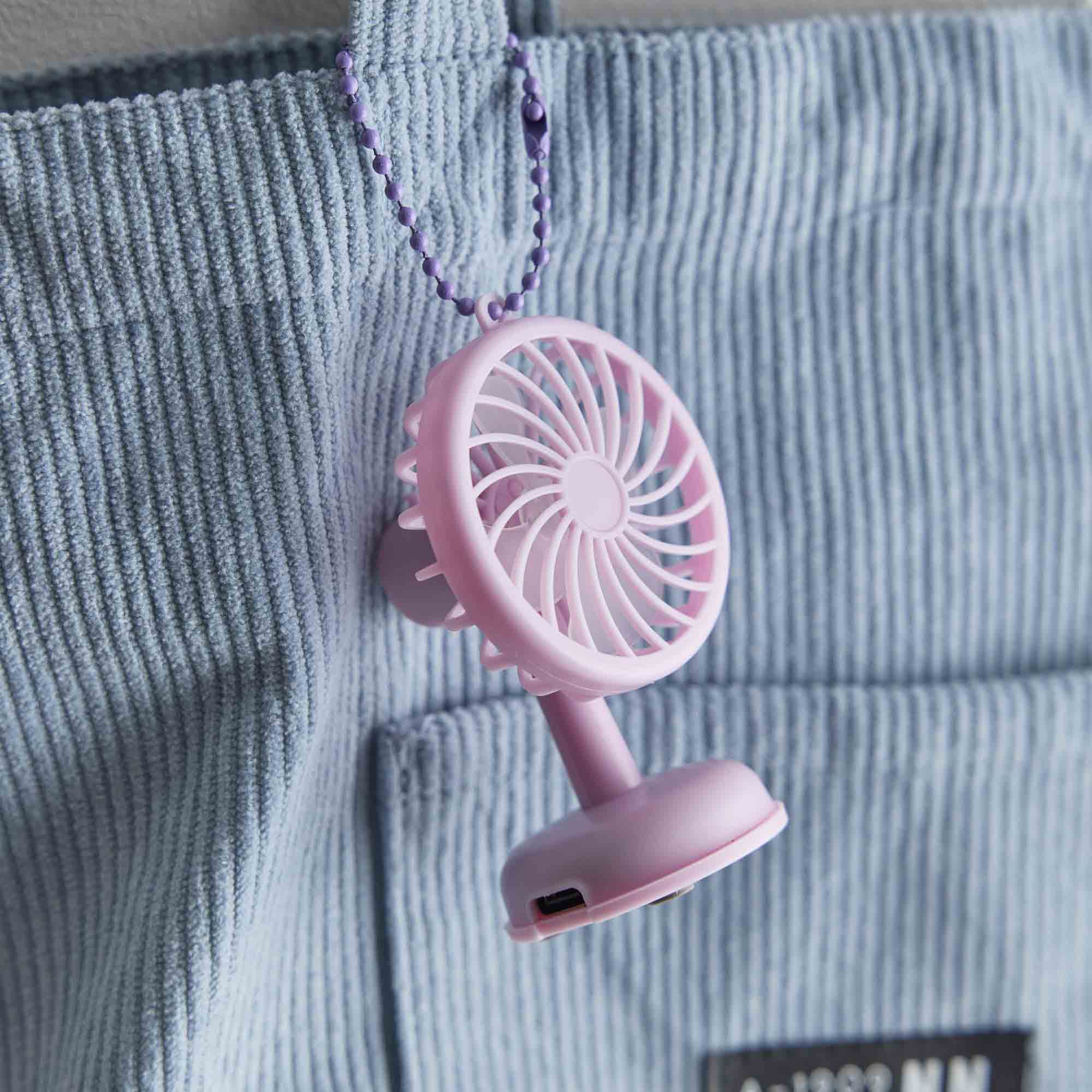 Stand-Ventilator Mini, lila, Höhe 7.5 cm