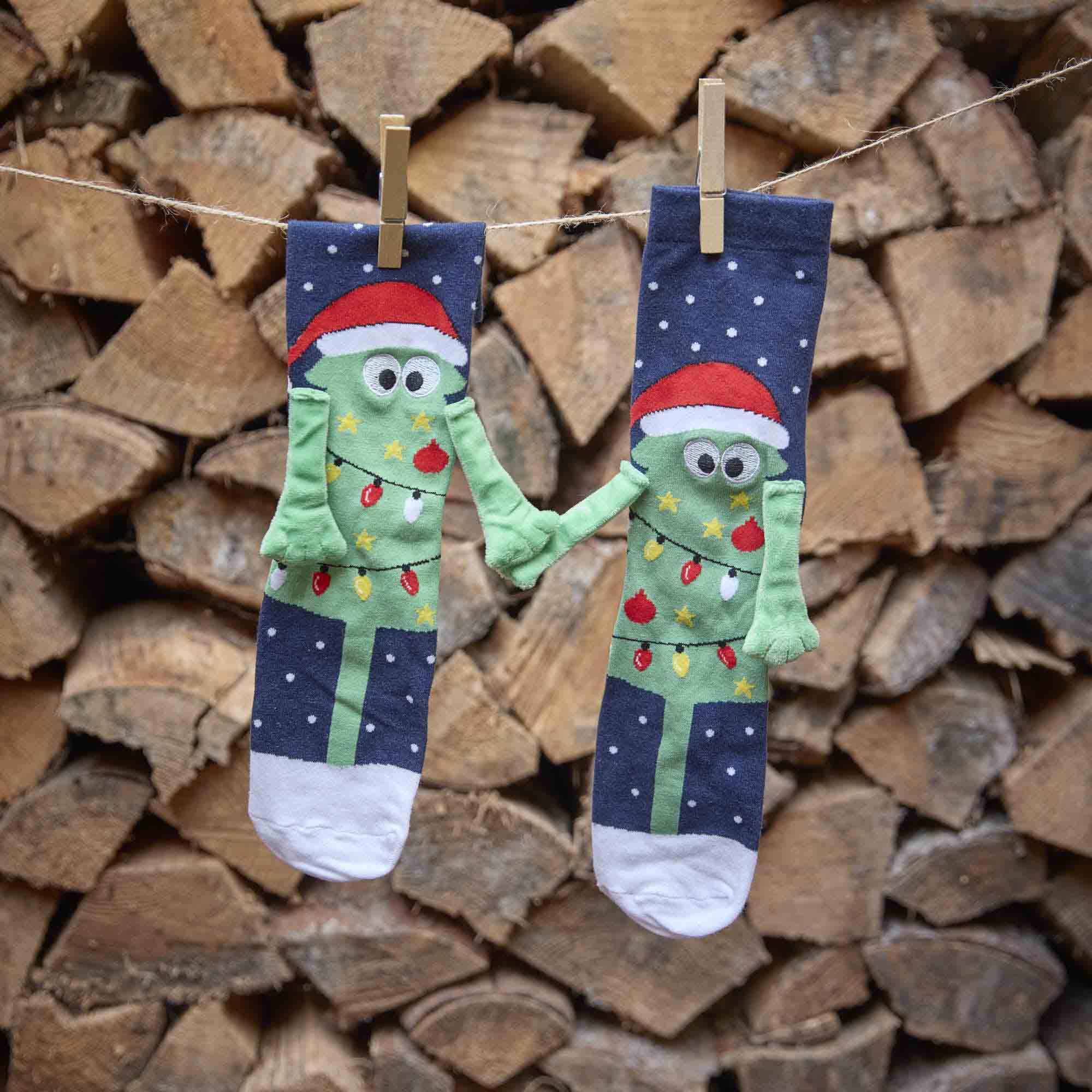 Freunde-Socken Magnet, Xmas/Baum, Größe 35-38