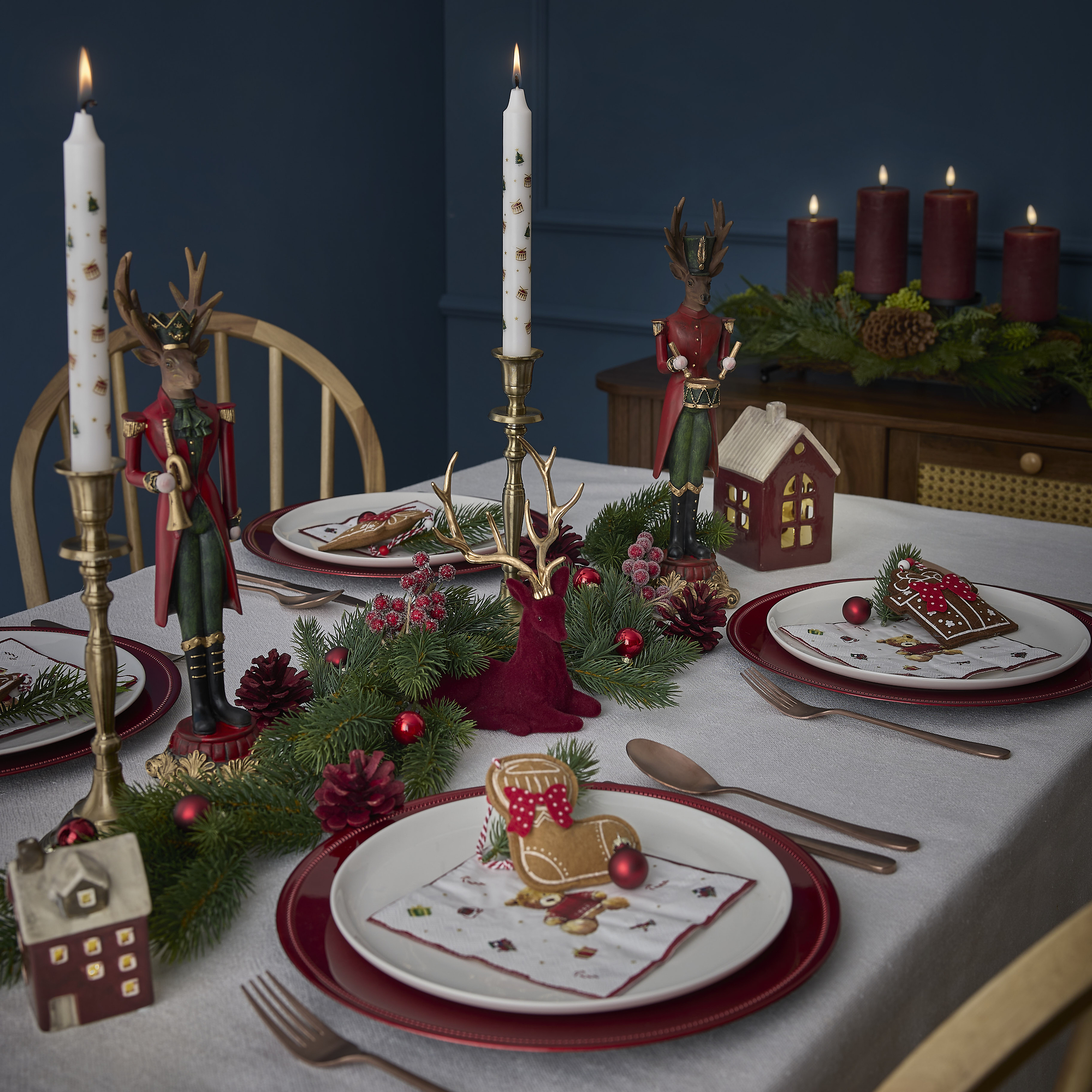 Weihnachtliche Tischdeko