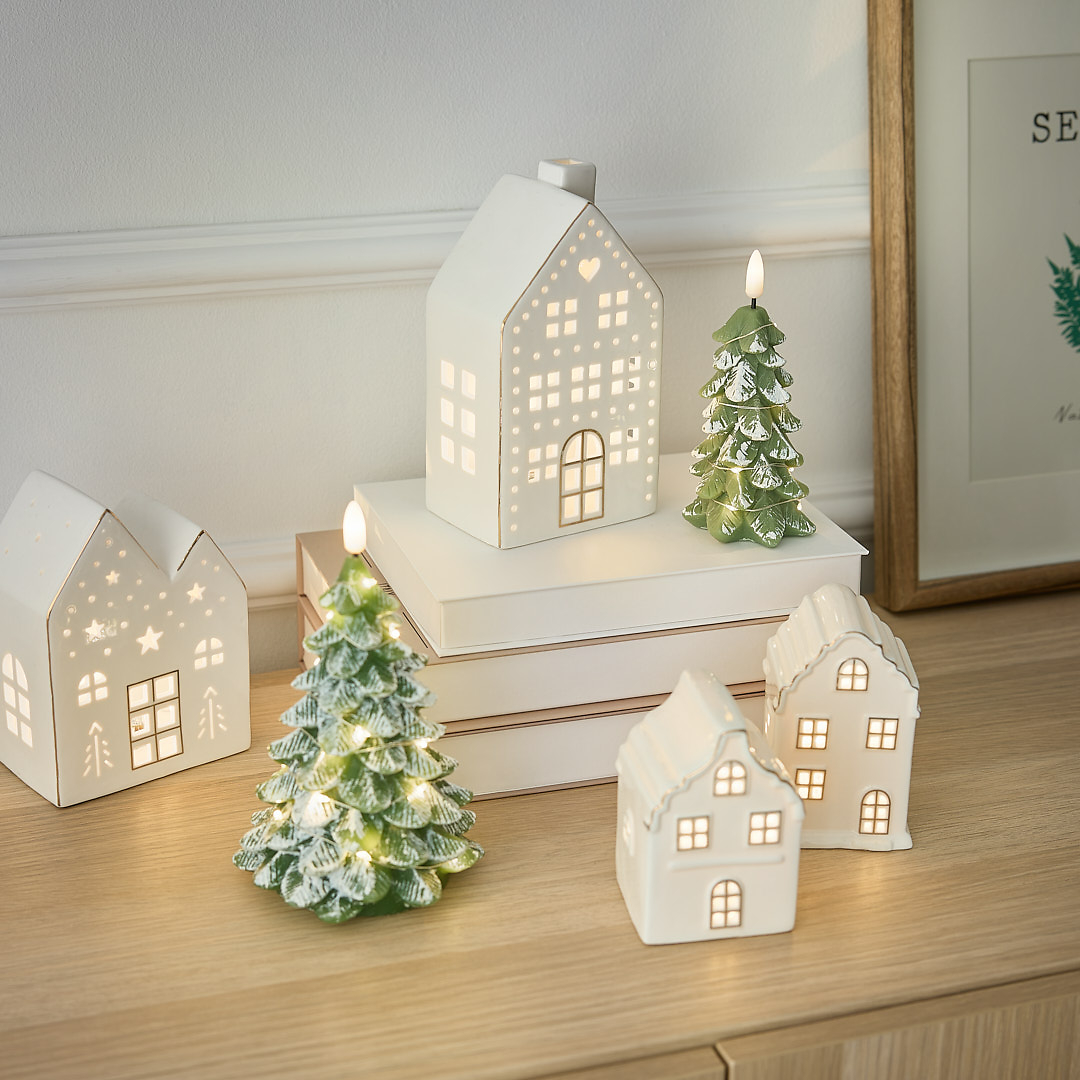 Weihnachtsdeko-Haeuser