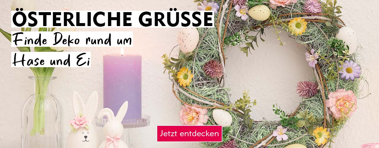 Entdecke Osterdeko bei Nanu-Nana Österlicher Blumenkranz verlinkt auf die Kategorie Osterdeko