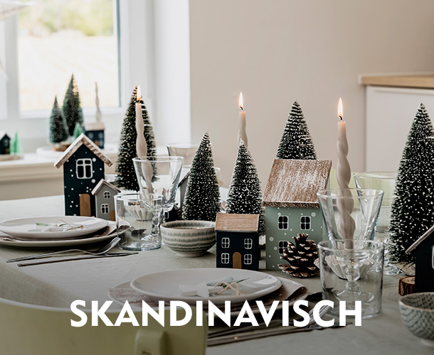 Skandinavische Weihnachtsdeko