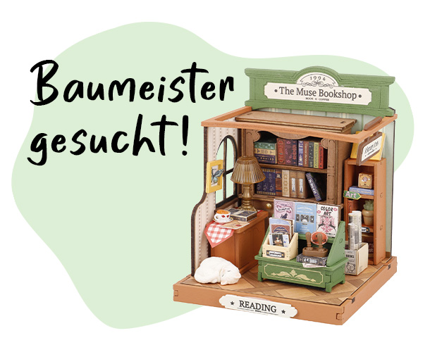 Bastelprodukte bei Nanu-Nana DIY-Bausatz Bookshop verlinkt auf Kreativ- und Bastelprodukte