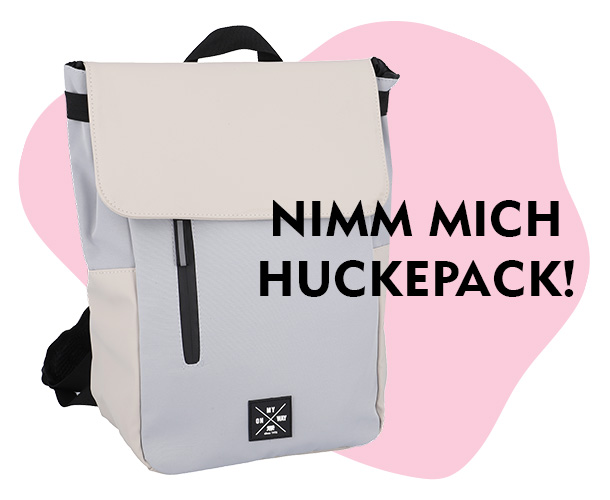 Rucksäcke bei Nanu-Nana Beige-blauer Rucksack verlinkt auf Rucksäcke