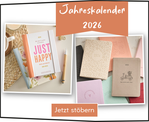 Jahreskalender für 2026 bei Nanu-Nana Jahreskalender für 2026 mit verschiedenen Motiven