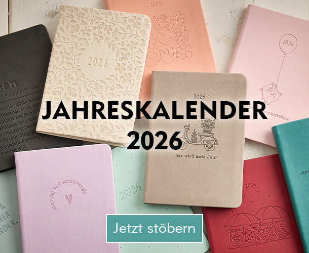 Verschiedene Jahresplaner 2026 verlinkt auf Kalender & Planer