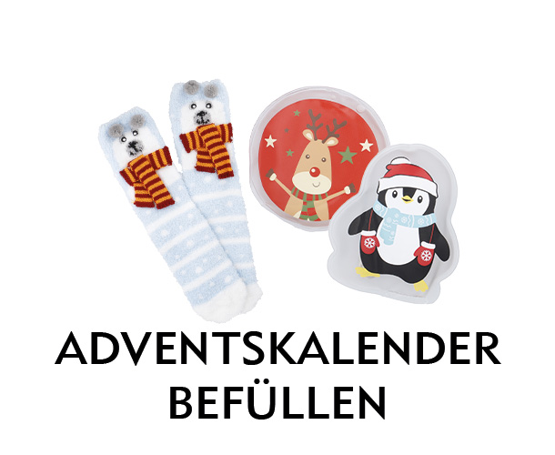 Adventskalender bef&uuml;llen mit Nanu-Nana