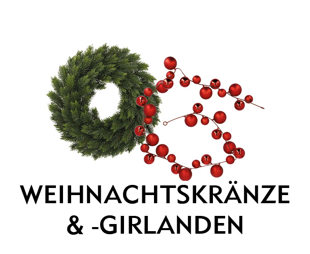 Weihnachtskraenze & Girlanden bei Nanu-Nana