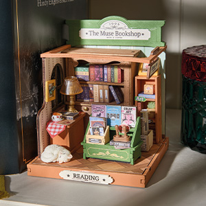 The Muse Bookshop Bausatz verlinkt auf DIY-Bausätze